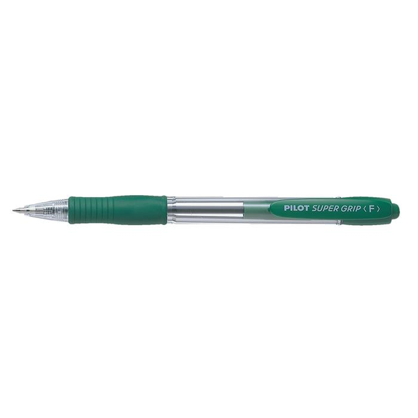 Pilot Super Grip Nyomógombos golyóstoll - 0,27 mm / Zöld