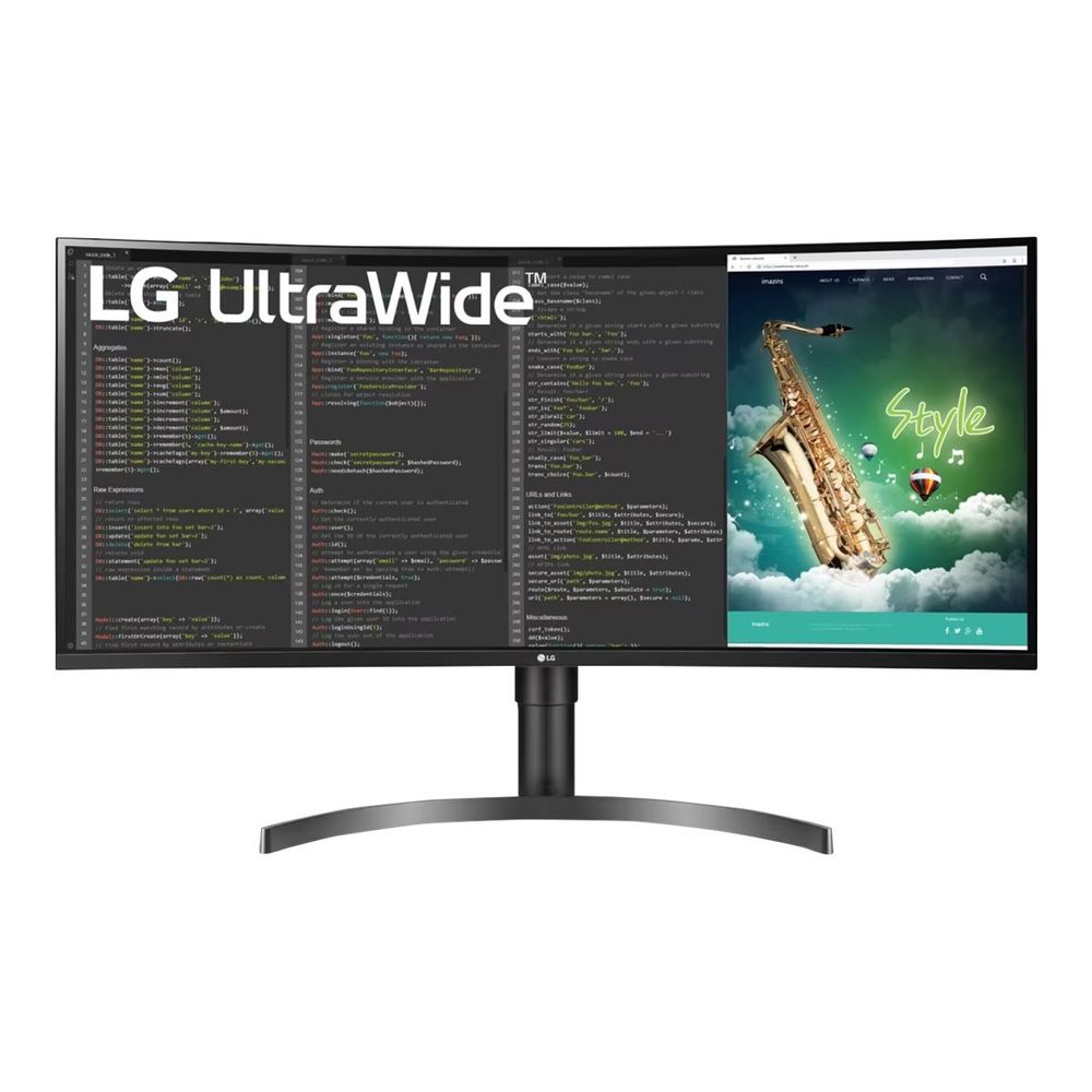 LG 35WN75CP-B UltraWide 35" ívelt LED monitor 3440x1440 (35WN75CP-B.AEU)