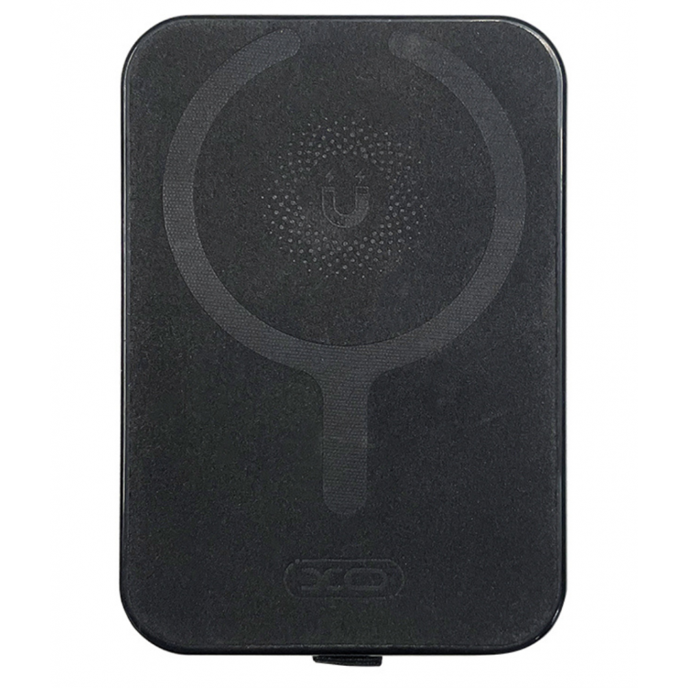 XO LP04 Magsafe telefon kártyatartó / kitámasztó nyomkövetéssel - Fekete (6920680858408)