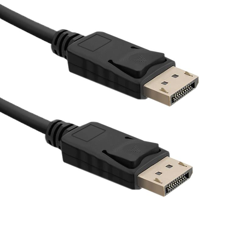 Qoltec DisplayPort v1.4 - DisplayPort v1.4 Audió-videó kábel 3m Fekete (50588)
