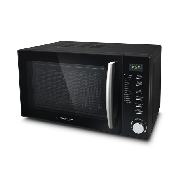 Cuptor cu microunde Esperanza, 1200W, 20l, Negru