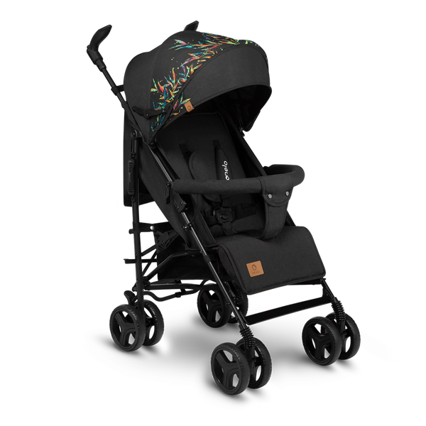 Спортна количка, Lionelo, Irma Dreamin', Лимитирана серия, С покривало за крачета, С мрежа против комари, Съответства на европейския стандарт за безопасност EN1888-1, Черна