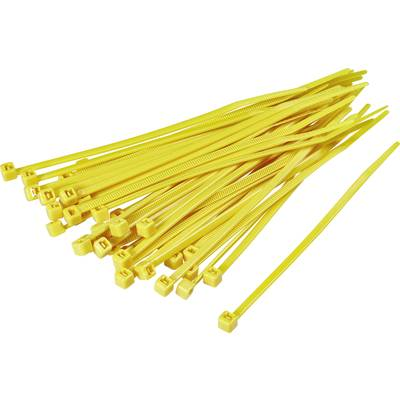 Kábelkötöző 100 mm sárga Tru Components 1593684 TC-KL32BKZ-15M203 100 db (1593684)