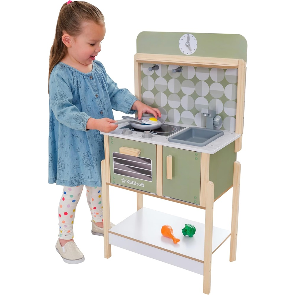 KidKraft Time to Cook játékkonyha készlet - Zöld (25941)