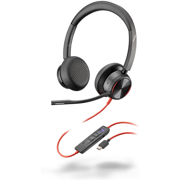 Слушалки HP Poly Blackwire 8225-M Stereo USB-C Teams