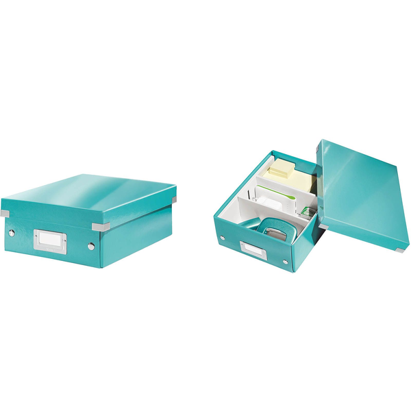 Leitz 60570051 fil opbevaring Pap, Fiberbræt Blå