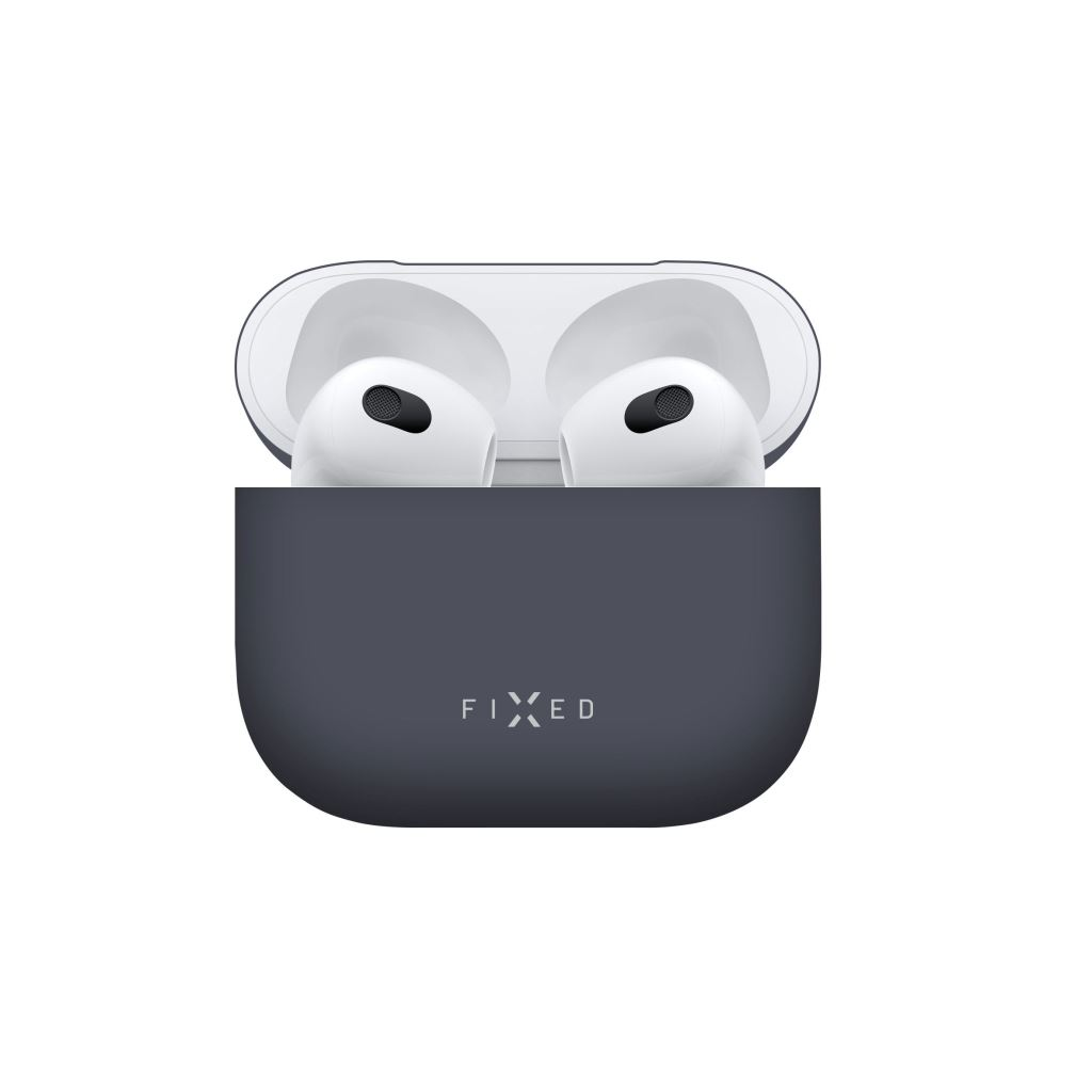 FIXED Silky Apple AirPods 3 tok kék (FIXSIL-816-BL) (FIXSIL-816-BL)
