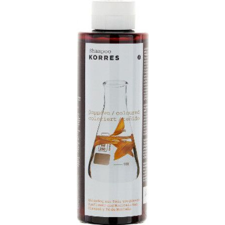 KORRES Sunflower & Mountain Tea Shampoo for Coloured Hair 250 ml (5203069040474)