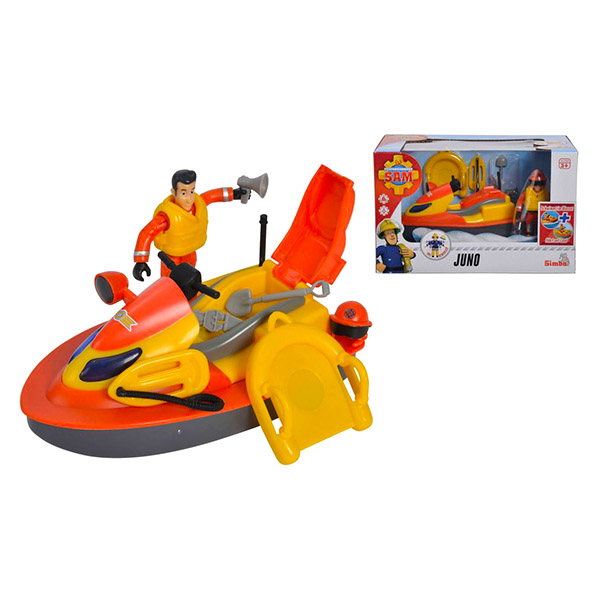 Simba Požárník Sam Vodní skútr Juno s figurkou