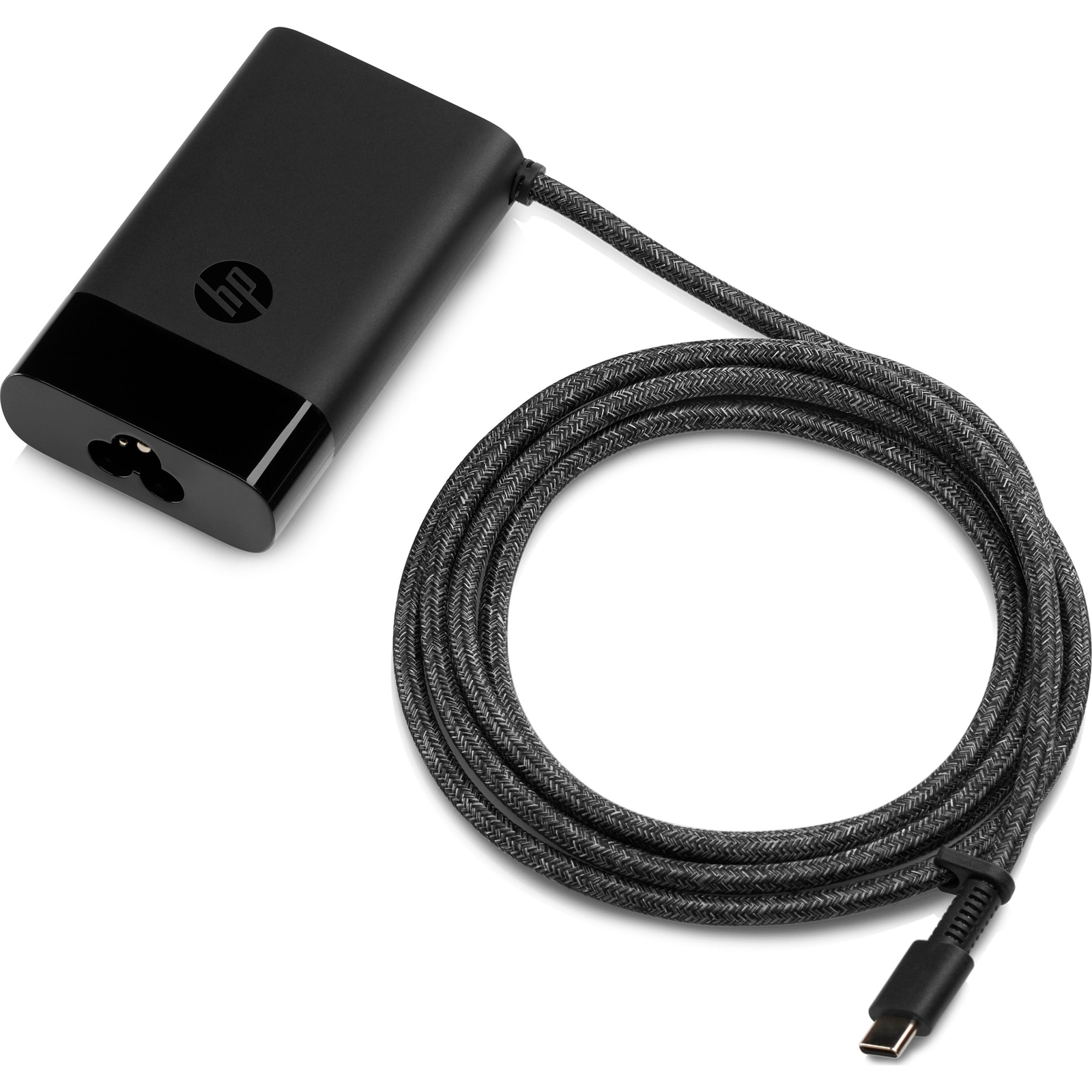 HP 65W USB-C Laptop Charger áramátalakító és inverter Beltéri Fekete (671R3UT)