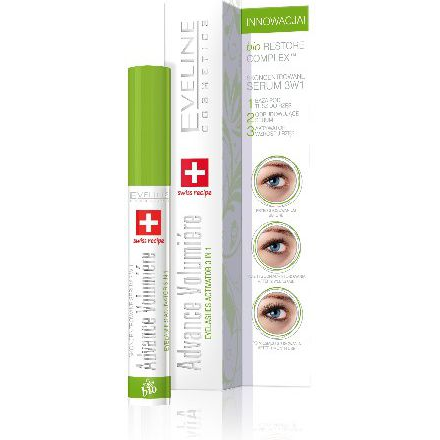 EVELINE Eyelash Growth Activator Concentrated Serum 3 In 1 Advance Volumiere
