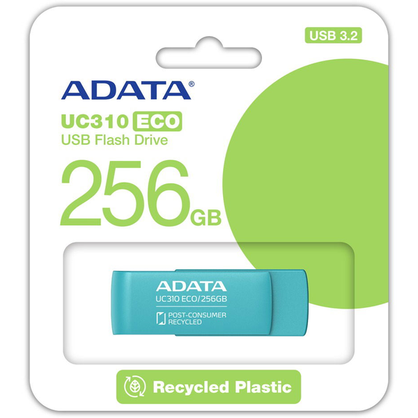ADATA UC310 ECO USB flash drive 256 GB USB Type-A 3.2 Gen 1 (3.1 Gen 1) Groen