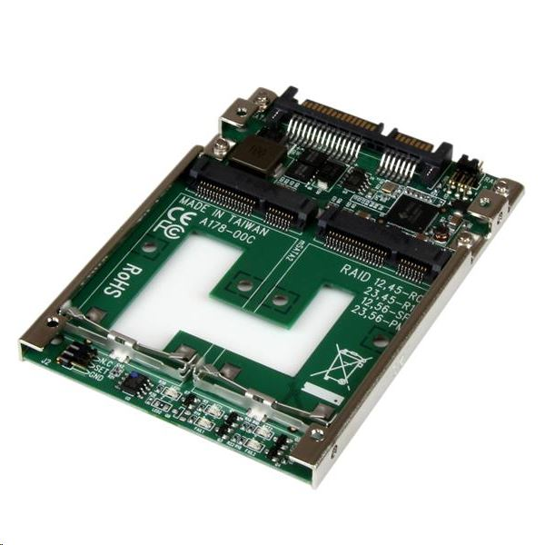 StarTech.com 25SAT22MSAT interface-kort/adapter Intern mSATA