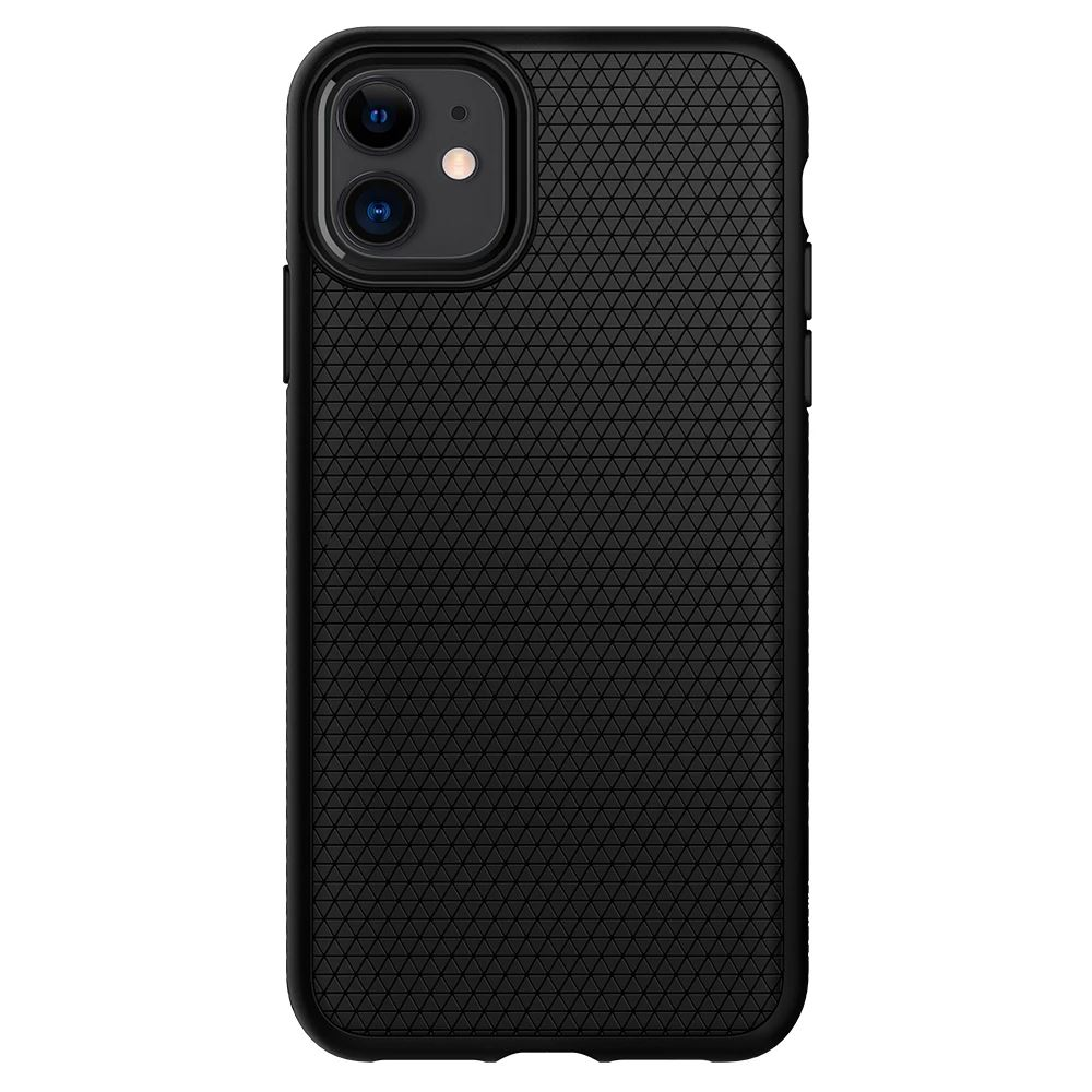 Spigen Liquid Air Apple iPhone 11 hátlaptok fekete (076CS27184) (076CS27184)