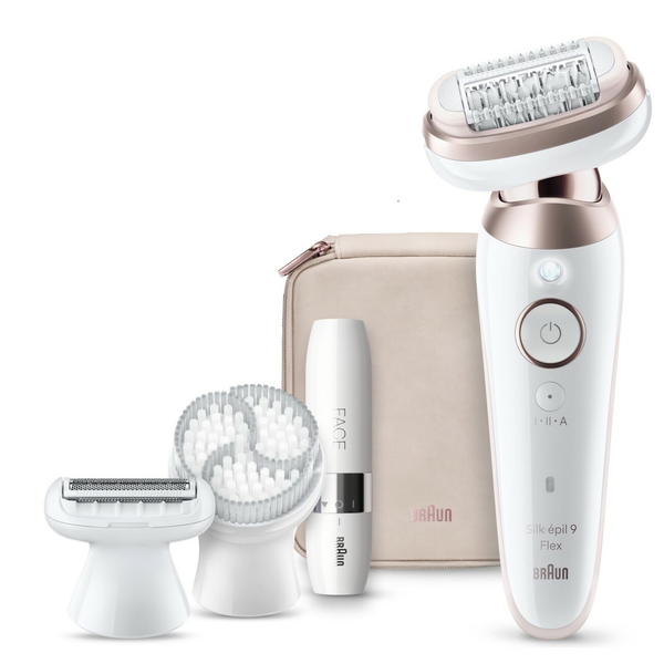 Braun Silk-épil 9 Flex 9-360 3D 40 pincetter Rose, Hvid