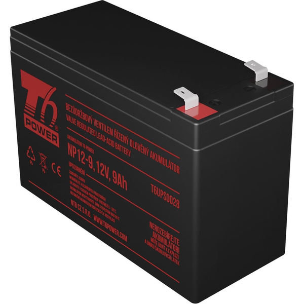 Battery set T6 Power for APC RBC17, VRLA, 12 V