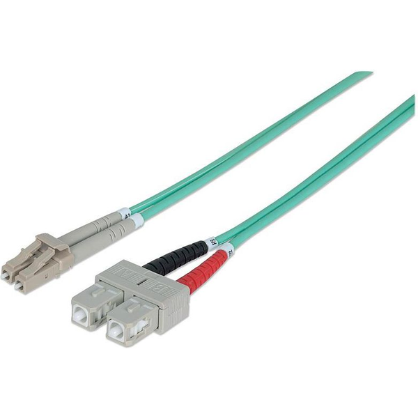 Techly ILWL D5-SCLC-020/OM3 cavo InfiniBand e in fibra ottica Colore acqua