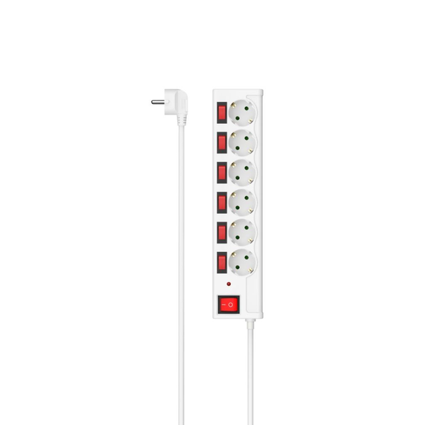 Hama 00223157 smart strømskinne 6 AC stikkontakt(er) 1,4 m 3680 W