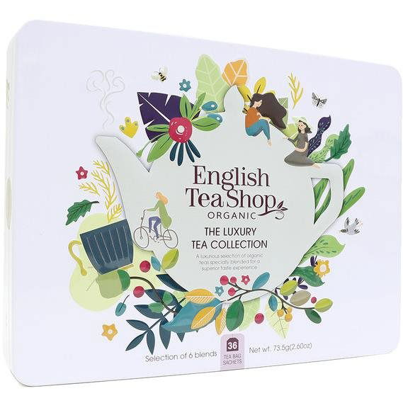 English Tea Shop Luxus ajándék tea kollekció fémdobozban, 36 tasak (60826)