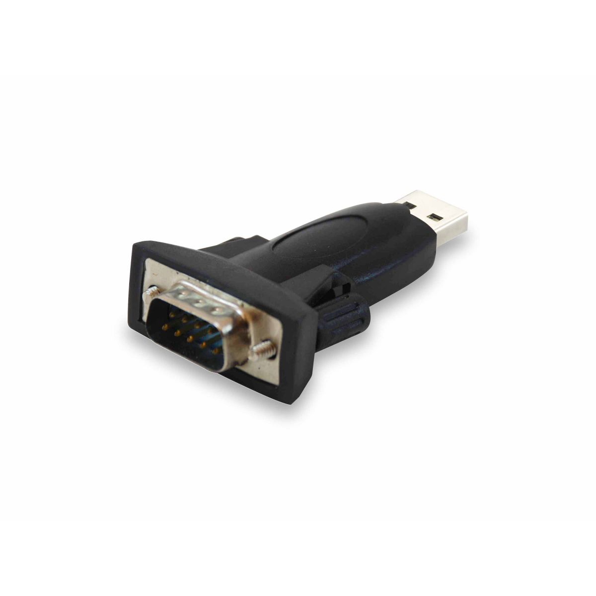 Equip 133382 csatlakozó átlakító USB A RS-232 Fekete (133382)