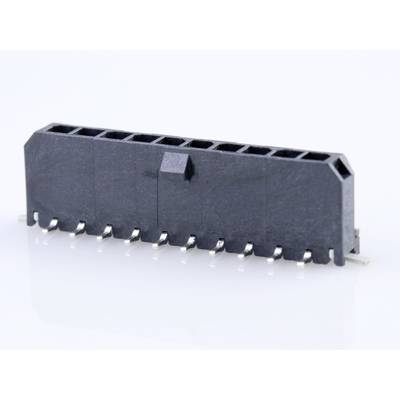 Molex Beépíthető stift sor (standard) Pólusok száma 10 Raszterméret: 3.00 mm 436501025 1 db Tape on Full reel (436501025)