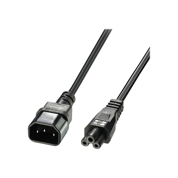 Lindy 30340 cavo di alimentazione Nero 1 m Accoppiatore C14 Accoppiatore C5