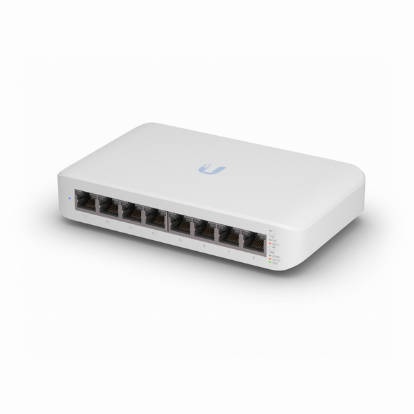 Суич Ubiquiti, UniFi Switch Lite, 8 PoE, USW-LITE-8-POE, Gigabit