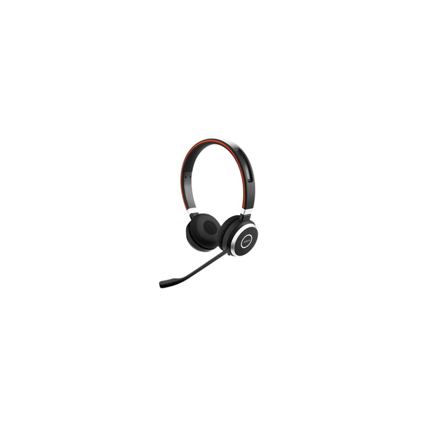 Jabra Evolve 65 UC Stereo Headset Kabel & trådløs Kontor/Callcenter Micro-USB Bluetooth Sort