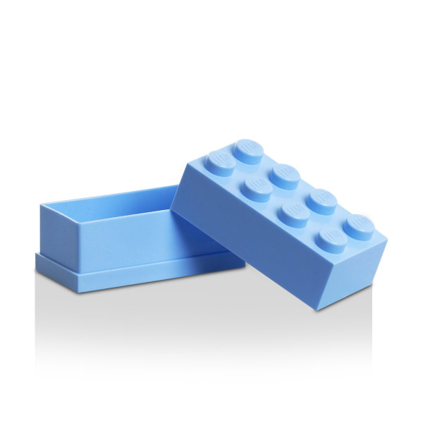 LEGO 40121736 Tárolódoboz (4x2) - Világoskék (40121736)