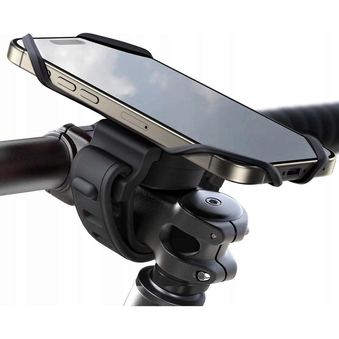 Joyroom ZS382 Silicone Bike Phone Mount (black) (JYR1038)