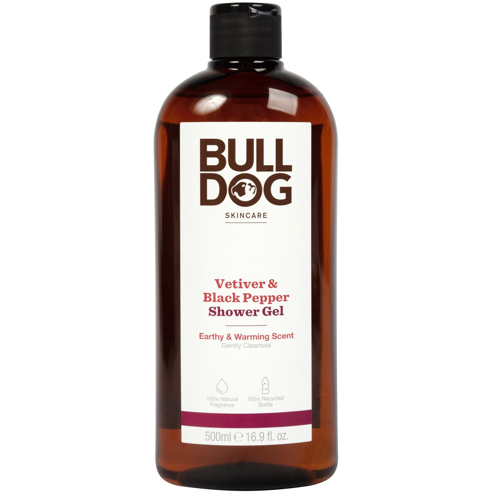 BULLDOG Vetiver and Black Pepper 500ml (5060144646217)