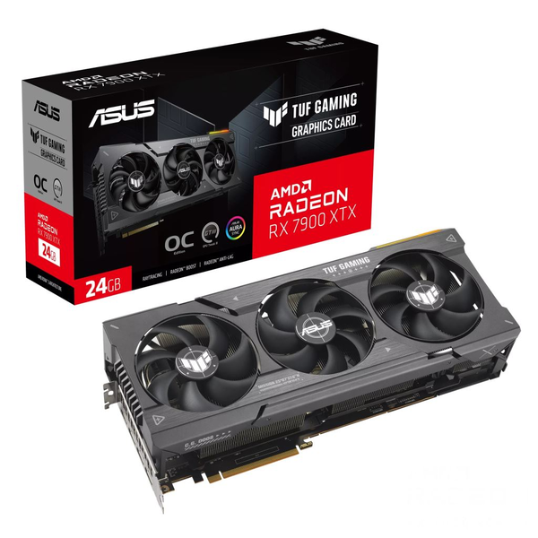 ASUS TUF Gaming AMD Radeon RX 7900 XTX 24GB GDDR6 OC (TUF-RX7900XTX-O24G-GAMING) Videokártya - Bontott termék!