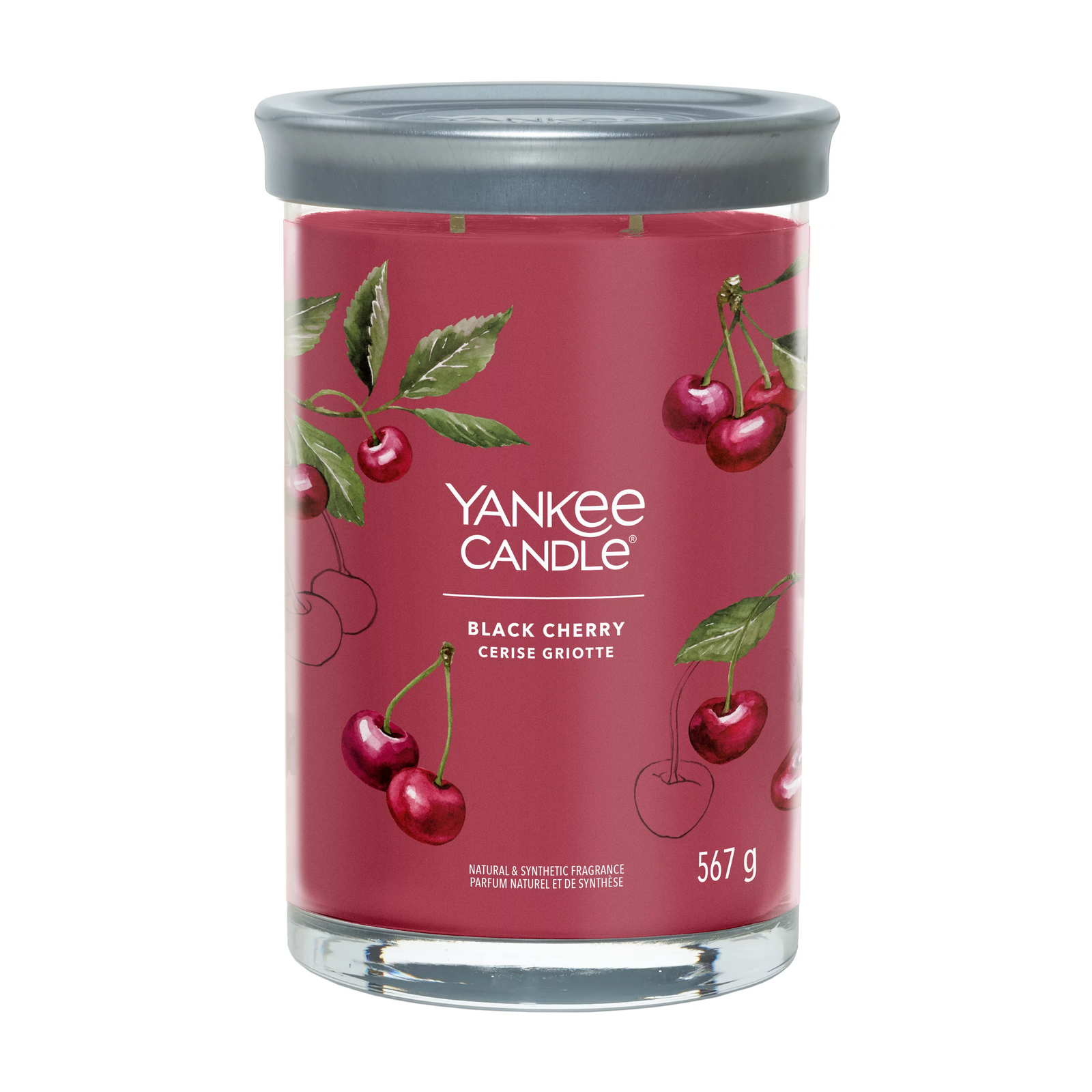 Yankee Candle Signature Black Cherry Tumbler Illatgyertya 567g (1724478E)