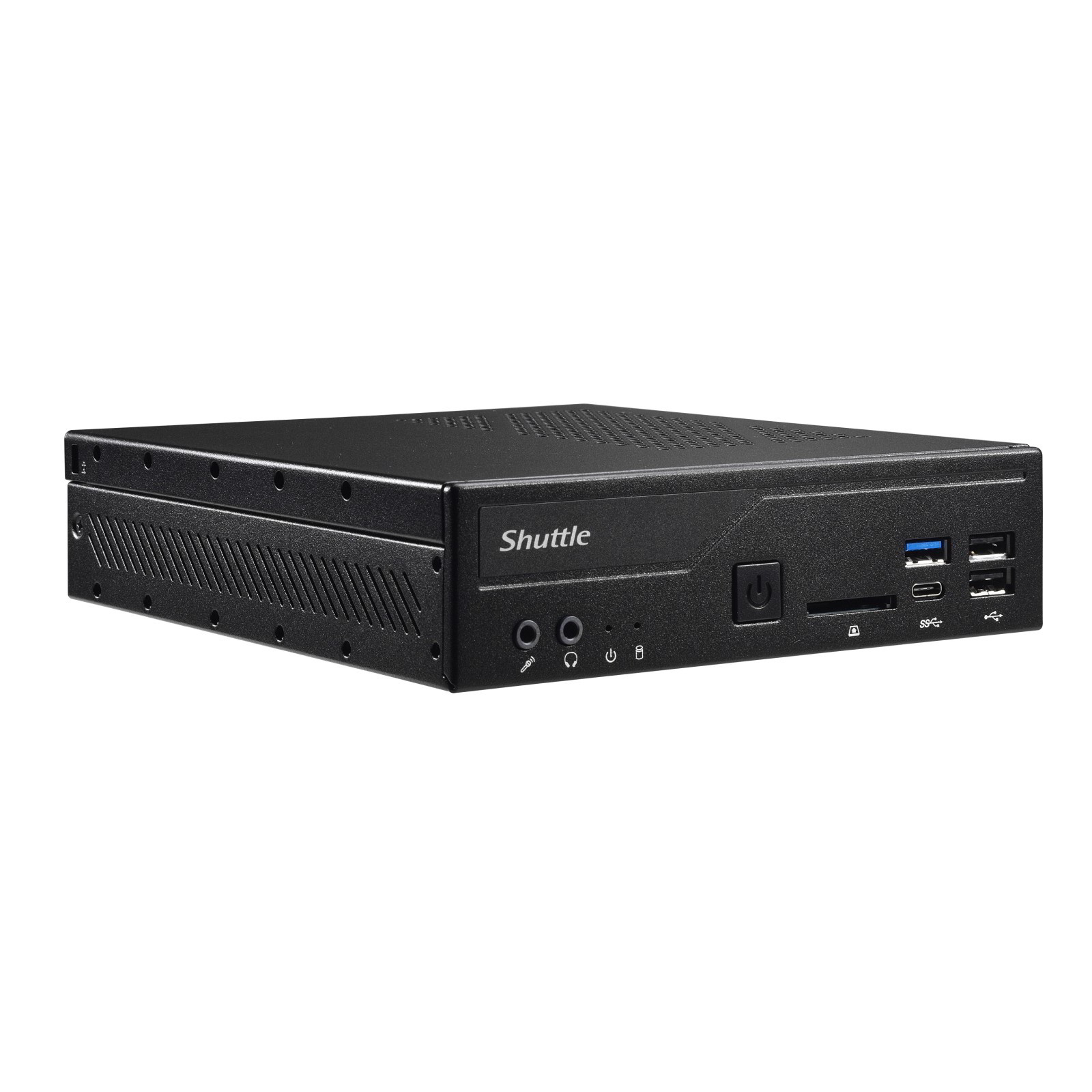 Shuttle XPС slim DH410S 1,35 liter méretű számítógép Fekete Intel H410 LGA 1200 (Socket H5) (DH410S)