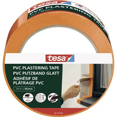 Tesa PVC Putzband (55487-00000-01) Pucolószalag Narancs (H x Sz) 33 m x 50 mm 1 db (55487-00000-01)