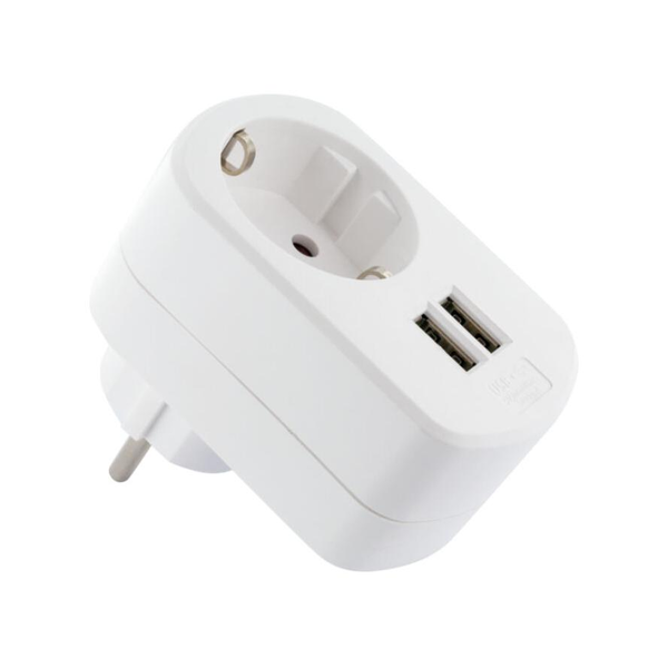 ADAPTER USB TÖLTŐ 2 USB Schwaiger