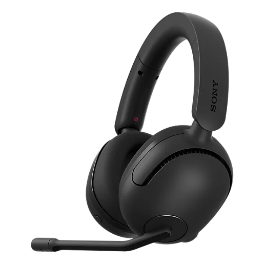 Слушалки Gaming SONY INZONE WH-G500B, Wireless, 360 Spatial Sound, 28 часа живот на батерията, Микрофон с AI, За PC/PlayStation5, Черен