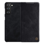 Samsung Galaxy S21 Plus (Sm-G996) 5G Nillkin Qin Tok Standing, Leather Effect (Flip, Side Opening, Bank Card Holder) Черен