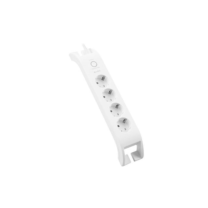 S-Link SPG3040 250V Túlfeszültség védő elosztó 4 aljzatos 2m - Fehér (30481)