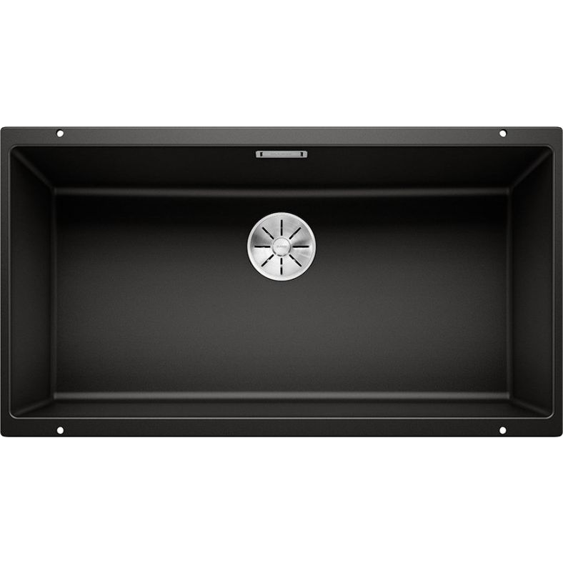 Blanco SUBLINE 800-U Silgránit Fekete színű exc.n.Gránit mosogatótál (526005) (526005)