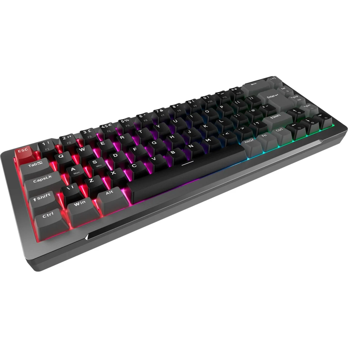 Raijintek MGA-68 Mechanikus Vezetékes Gamer Billentyűzet DE - Fekete (0R40B00275)
