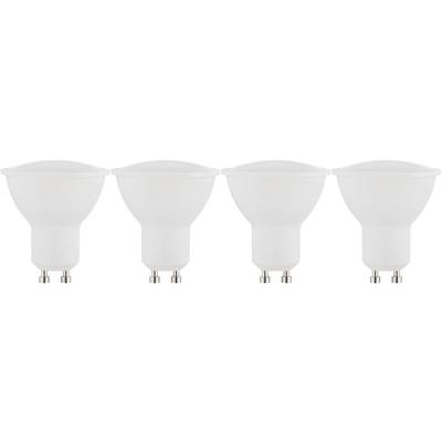 Müller-Licht 400260 LED EEK G (A - G) GU10 Reflektor 4.5 W = 50 W Melegfehér (Ø x H) 50 mm x 55 mm 4 db (400260)