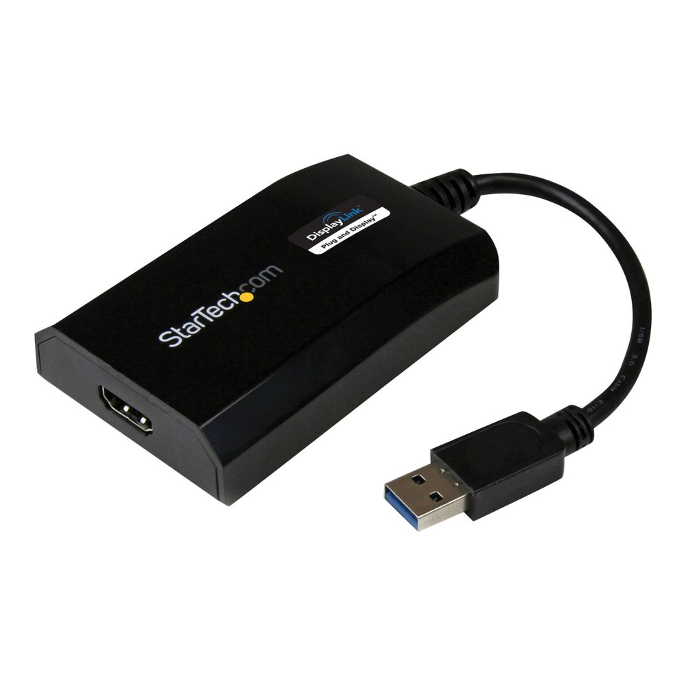StarTech.com USB32HDPRO video digitalizáló adapter 1920 x 1200 pixelek Fekete (USB32HDPRO)