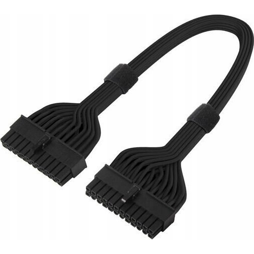 Kabel zasilający SilverStone Silverstone 24 Pin ATX zu 24 Pin Kabel 350mm - schwarz
