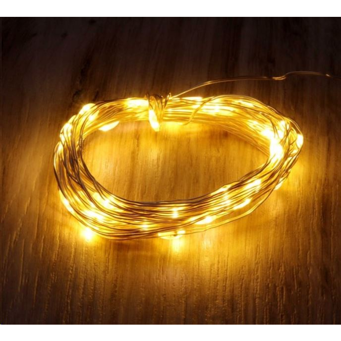 IRIS Fix fényű 5m/meleg fehér/50db LED-es fénydekoráció (273-01) (273-01)