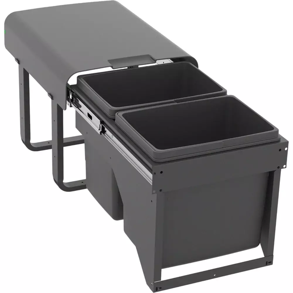 EKOTECH - Beépíthető hulladékgyűjtő EKKO FRONT 40     2x15 liter