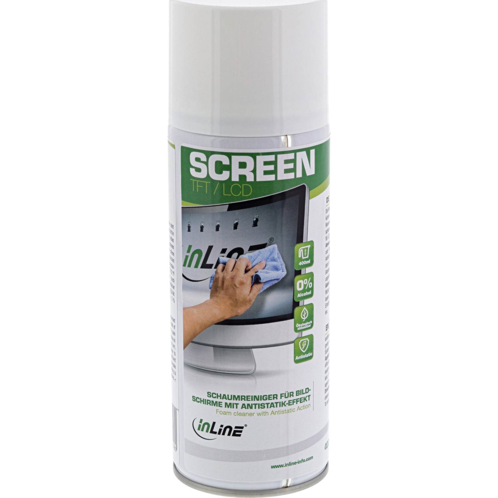 InLine 43204A kelléktisztító készlet LCD/TFT/plazma 400 ml (43204A)