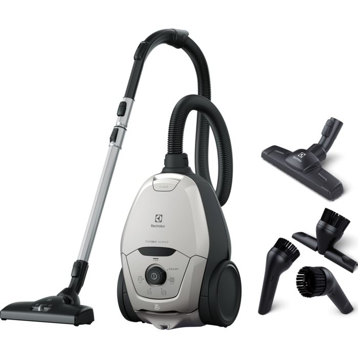Electrolux PD82-4MG Pure D8.2 szuper csendes porzsákos porszívó szürke (PD82-4MG)