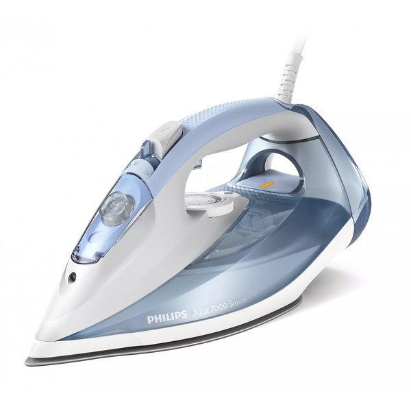 Philips 7000 series DST7011/20 strygejern Dampstrygejern SteamGlide Plus strygesål 2600 W Blå, Grå