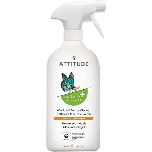 ATTITUDE üveg és tükör tisztító citrom illatú 800 ml (626232402803) (626232402803)